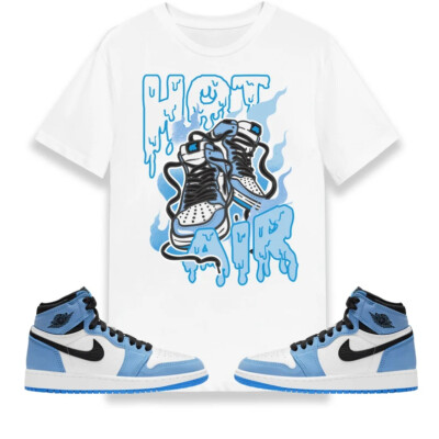 University Blue Jordan 1 Shirt 