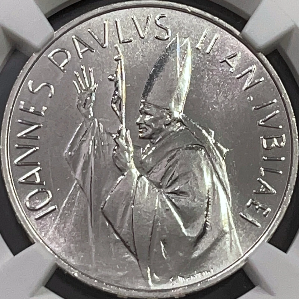 VATICAN CITY. 1984, 1000 Lire, Silver - NGC MS65 - JP2, Holy Year, Redemption - Image 3 of 4