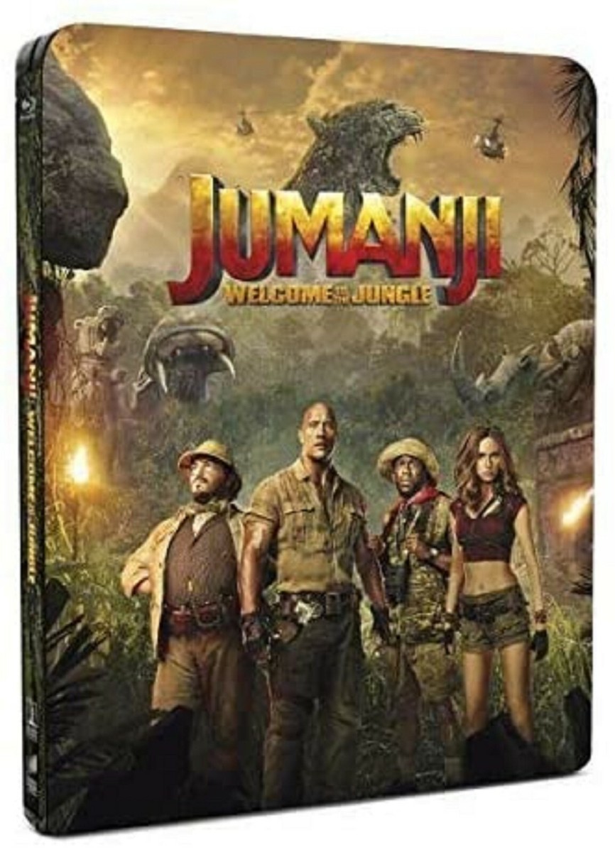 Jumanji Welcome To The Jungle Limited Ed Steelbook 4K UHD Movie