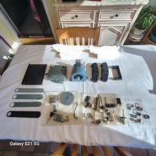 VINTAGE EIKI ST/M MODEL, 16mm FILM PROJECTOR PARTS LOT, with motor & lamp house