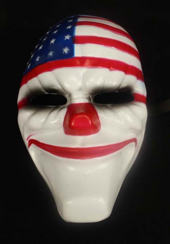 Payday 2 Cadenas Dallas Lobo Hoxton Hockey Máscara Disfraz Accesorio Halloween