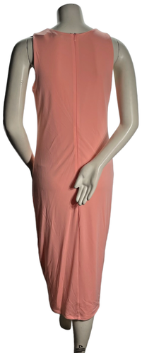 International Concepts Dress Womens size XL Pink Sleeveless Ruched Vneck New - Picture 5 of 8
