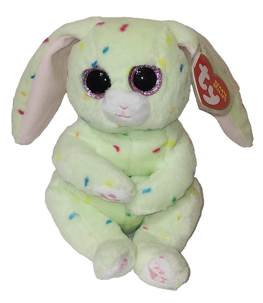 Ty Beanie Bellies FERN the Easter Bunny Rabbit (6 Inch) NEW Plush Stuffed  Toy