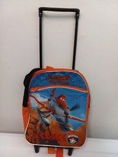 Mochila pequeña Superman DC Comics WB para niños con ruedas/mango/botella de agua nueva con etiquetas para niños