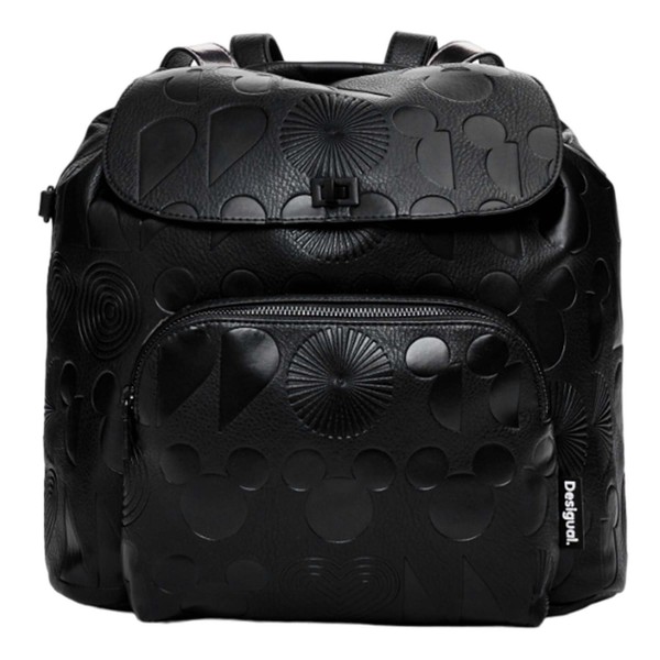 Desigual Mickey Krapina Backpack Rucksack Freizeitrucksack Black Schwarz Neu-image