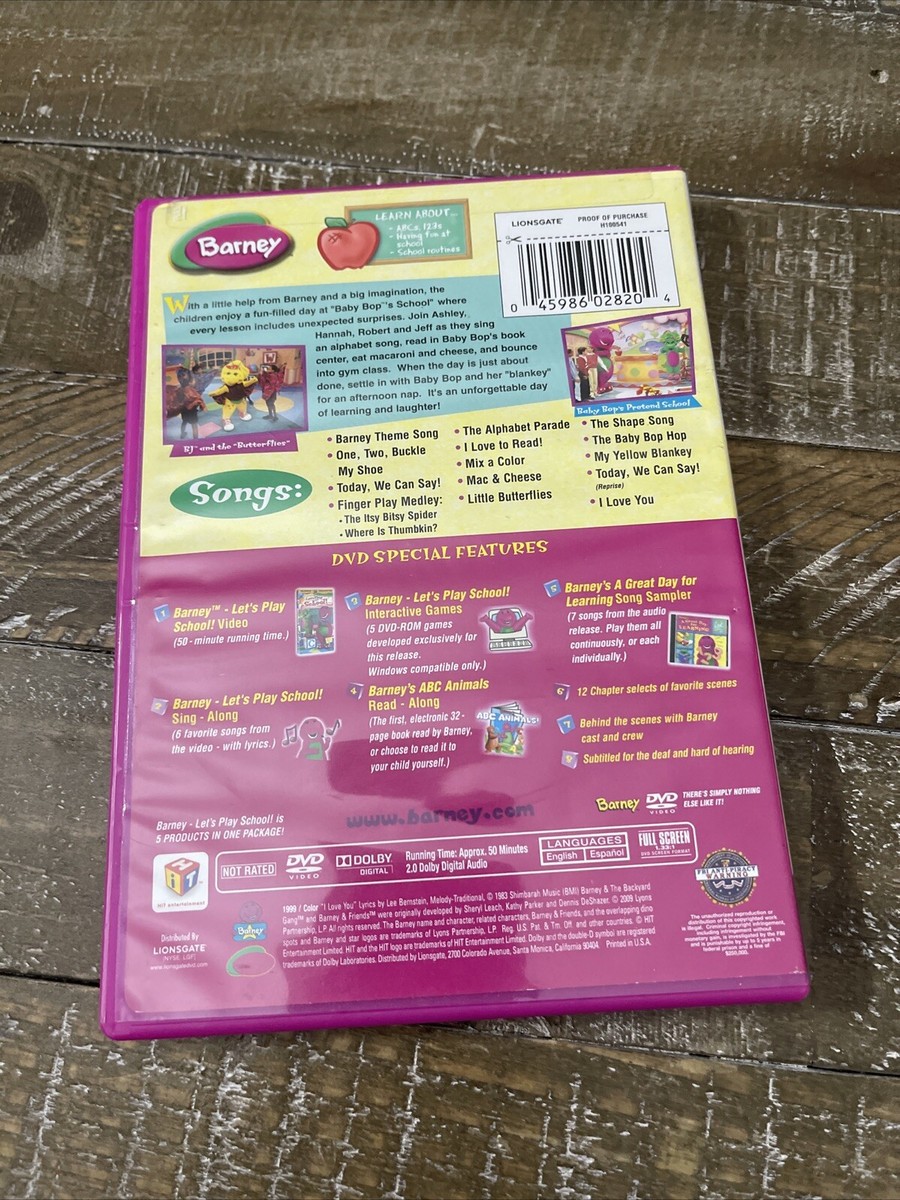 その他 Barney - Barney&#39;s Let&#39;s Play School [DVD] [Import] Barney - Lets Play School (DVD, 1999, Classic Collection