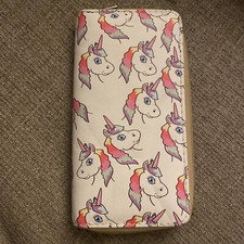 Unicorn Clutch Girls Wallet Zipped