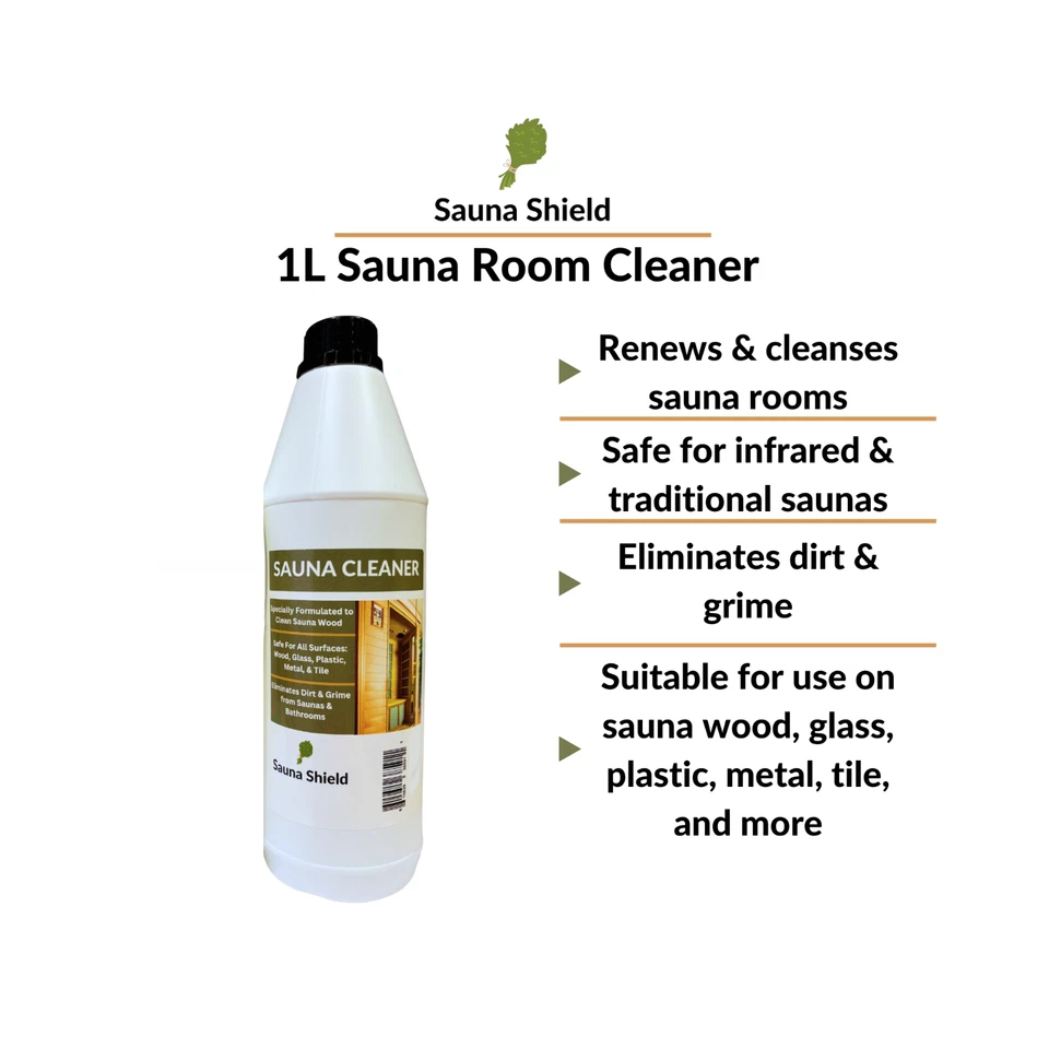 Sauna Shield Sauna Care Set – Sauna Wood Oil & Sauna Cleaner (33.8 fl oz each) - Image 4 of 4