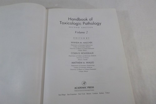 Handbook of Toxicologic Pathology Volume 2 Second Edition 2002 HC - Picture 3 of 11