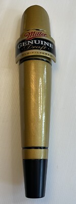 Vintage Miller Genuine Draft Beer Cold Filtered Beer Tap Handle 12 Inches
