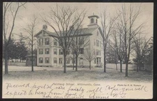 Postcard WILLIMANTIC Connecticut/CT  Natchaug School Campus Building view 1906
