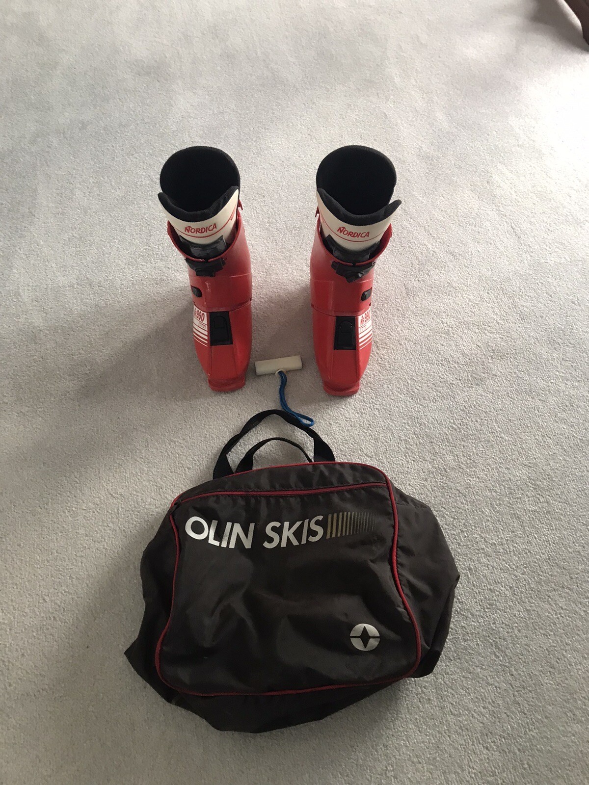 SALOMON Nordica NR990 Stivali da sci multifunzione taglia 10 Made In Italy con Borsa Stivali