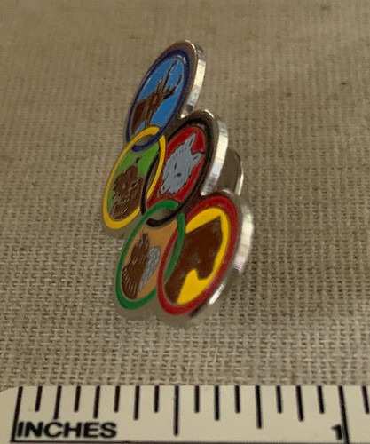 WOODBADGE Boy Scout Uniform Badge PIN BSA Critters Buffalo Fox Beaver Bear+ Camp - Photo 2/3