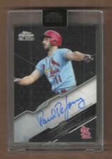 2020 Topps Chrome Black Paul DeJong Certified Autographed Card CBA-PD