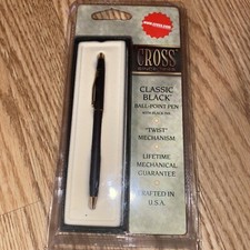Gold Black 1998 Cross vintage pen ballpoint parker Classic Black 2502cs  Sealed
