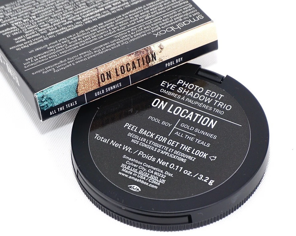 Trio de Sombras Smashbox Photo Edit ~No Local~ Tamanho Completo [Novo na Caixa] - Imagem 3 de 3