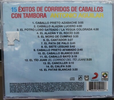 アントニオ・アギラ　15 CORRIDOS FAMOSOS 15 Éxitos: Corridos Famosos by Antonio Aguilar (CD, Feb-2015
