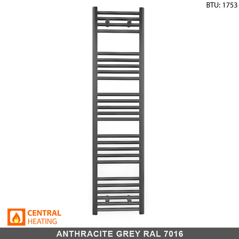 Anthracite Grey Towel Radiator Heated Bathroom Designer Towel Rail Fast
