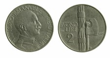 s365_2) Vittorio Emanuele III  (1901-1943) 2 LIRE BUONO 1926 - RARO