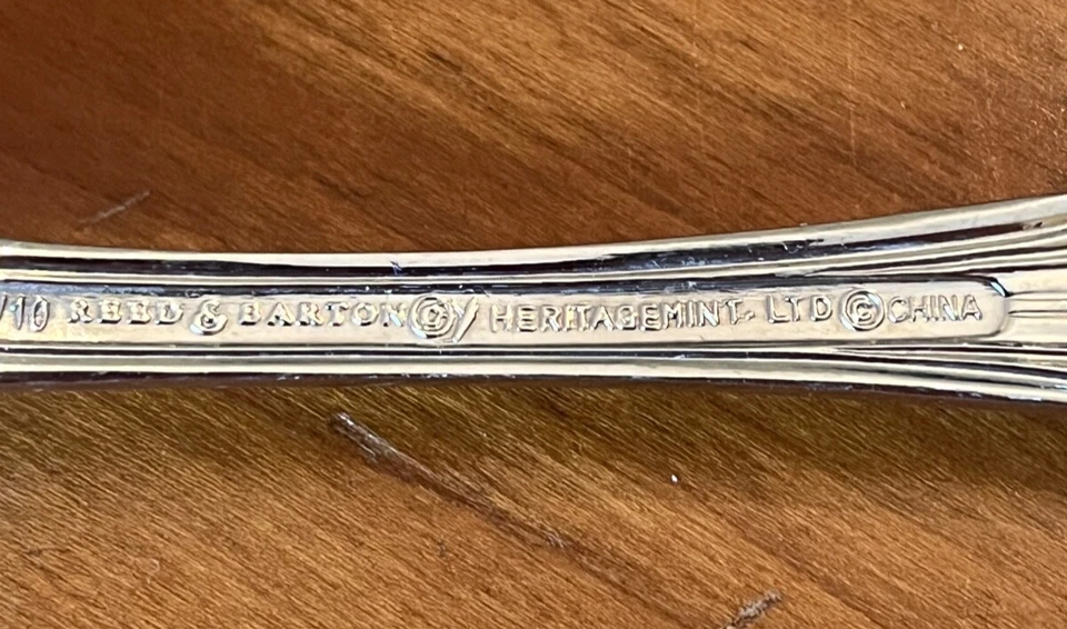 Cubiertos de acero inoxidable Reed & Barton MARLBOROUGH Heritage como nuevos 18/10 - a elección Foto 3 de 3