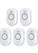5 Pack Smart Water Leak Sensor Detector Flood Leakage With Batteries