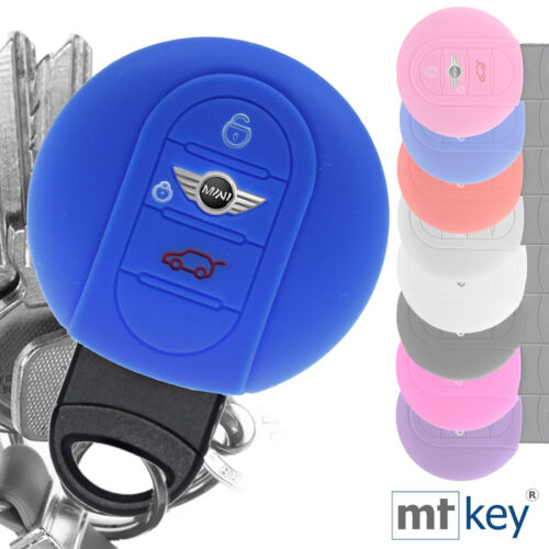 KEYLESS Schlüssel Hülle Blau für MINI F56 F54 F55 F57 F60 Clubman Countryman - Bild 1 von 5