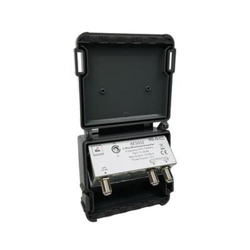 2 Way Aerial Masthead Amplifier 10-25dB Freeview Wideband outdoor booster 1 LTE - Picture 3 of 3