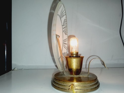 Couple Abat-Jour Ans 40 Rare Paire Old Table Lamps Vintage 40s - Picture 6 of 10