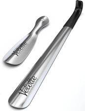 16.5" Long Shoe Horn Long Shoe Handle for Boots, 7.5" Travel Shoe Helper, Shoe H