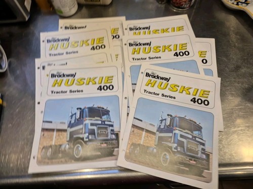 10 Brockway Trucks  Brochures Lot Model  400 Cab-Over Tractor Series