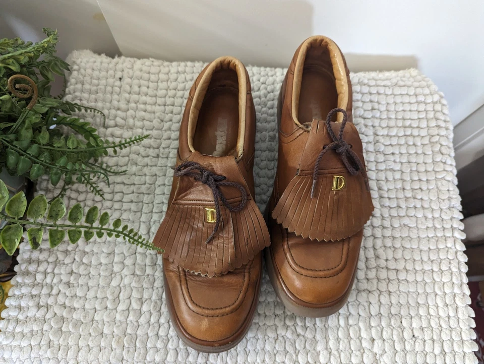 Zapatos de golf Dexter vintage para hombre talla 9,5 Foto 4 de 4