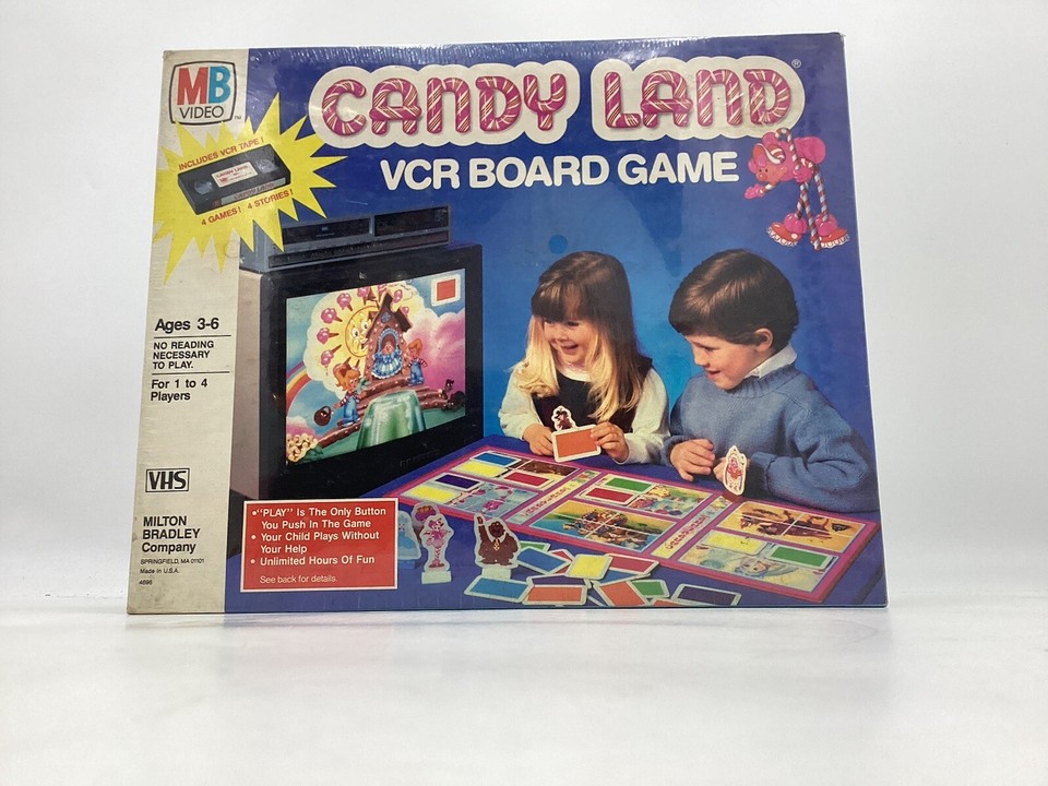 (NEW SEALED) 1986 CANDY LAND VCR Board Game Milton Bradley (rare) eBay