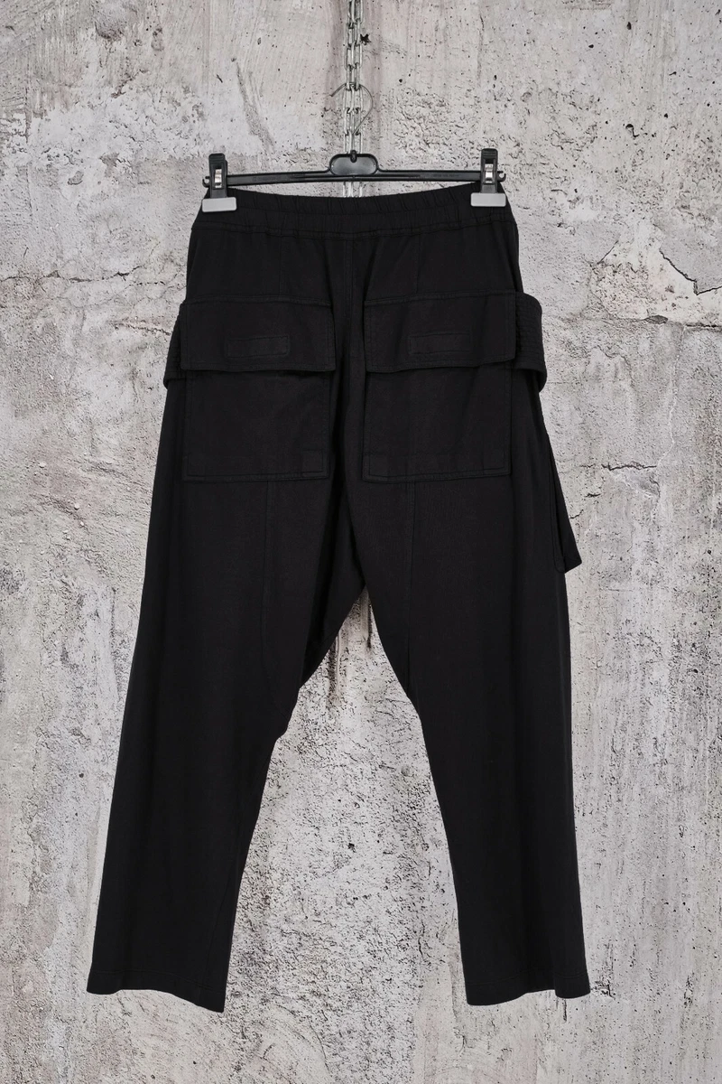 NWT RICK OWENS DRKSHDW MEN'S CREATCH CARGO CROPPED PANTS IN