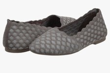 Cleos By Skechers Machine Washable Flats Honeycomb Women's Shoes Size 6 NEW