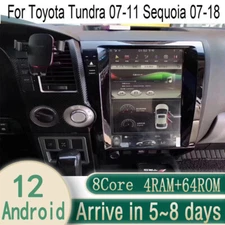 13.6" Android Navigation Car GPS Stereo For Toyota Tundra 07~11 Sequoia 07~18
