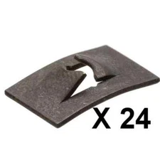 24 x #14 Plain Steel Flat Type Speed Nut (x 24 Nuts) + Free Shipping