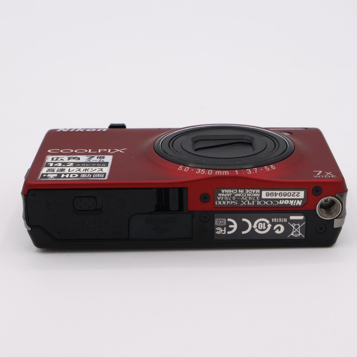 Nikon COOLPIX S6000 Red S6000RD Camera used from Japan | eBay Nikon COOLPIX S6000 Red S6000RD Camera used from Japan | eBay