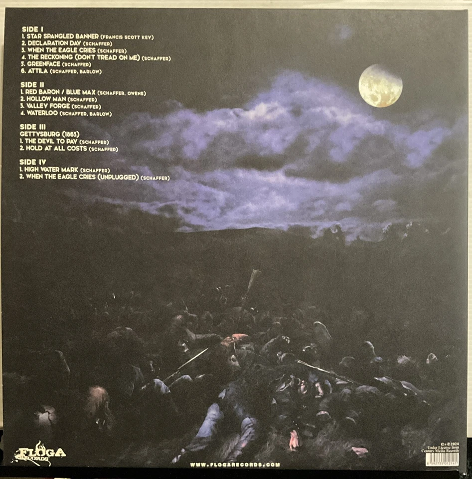 Iced Earth - The Glorious Burden LP 2024 Floga Records - FL329 [Black] [Greece] - Image 3 of 4