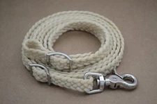 Roping Rein - Waxed Braided Nylon - 1/2" x 8' - NP Hardware(F343)
