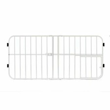 CARLSON PET PRODUCTS MINI TUFFY PET GATE, METAL DISTRESSED PKG