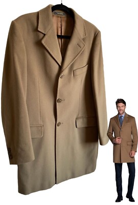 ICA Misto Cashmire ITALY Men's Structured Coat/Jacket Wool