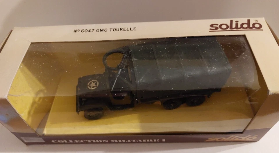 SOLIDO GMC 1:50 Vintage Collection Militaire no 6047 USA Truck diecast EX COND - Image 2 of 4