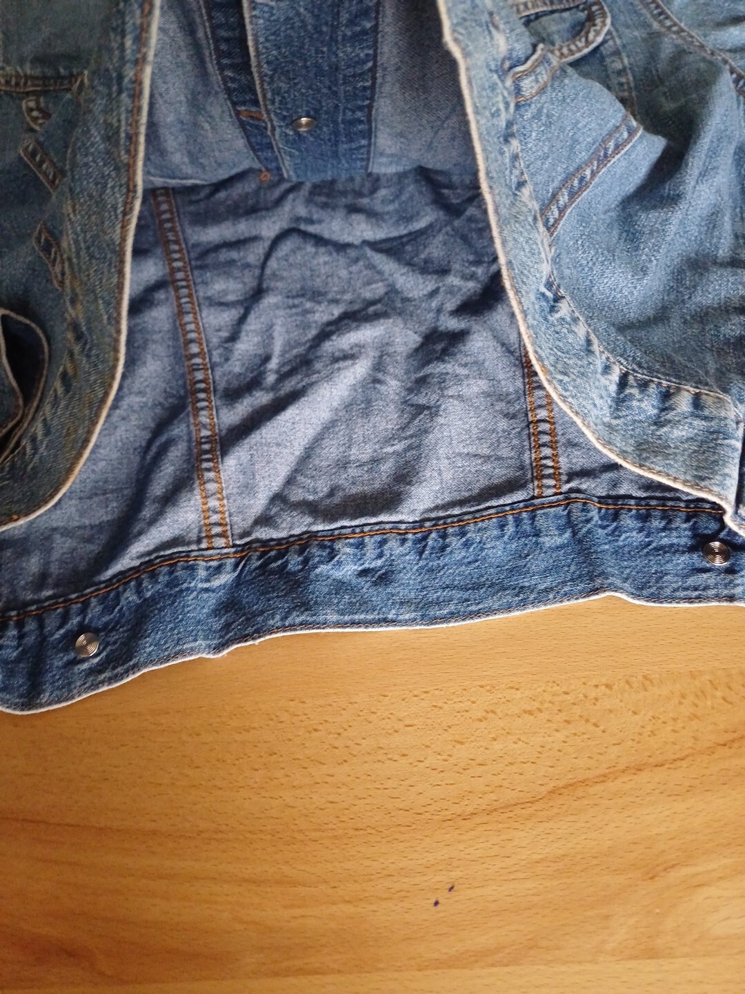 Lee Denim Jacket Basic Rider Jacket Size M Button… - image 9