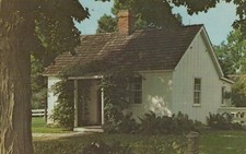 Herbert Hoover Presidential Library West Branch Iowa  Vintage Chrome Post Card