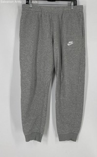 Nike Mens Gray Heather Tapered Leg Slash Pocket Activewear Sweatpants Size XL