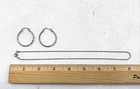 925 Sterling Silver Jewelry w/Hoop Earrings, Necklace 5.4g — photo 6