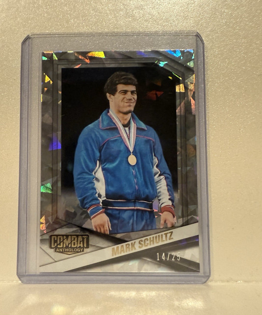 Panini 2025 Combat Anthology Mark Schultz #97 Cracked Ice Parallel 14/25