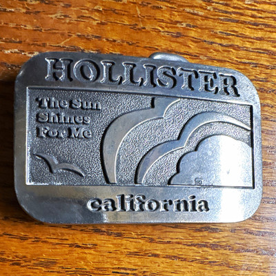 Vintage Belt Buckle Hollister California Western America
