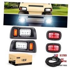 Golf Cart Headlight and Tail Light Kit for Club Car DS 1993 Up Gas