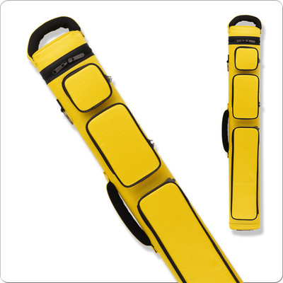 Action ACB24 YELLOW 2Bx4S Billiards Pool Cue Stick Case w/ Backpack Strap